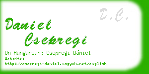 daniel csepregi business card