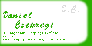 daniel csepregi business card